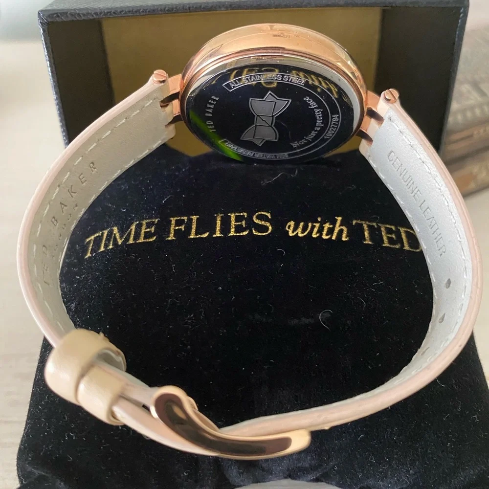 Brand new Ted Baker Rose Gold and Cream Timepiece - Picture 4 of 8